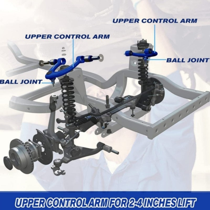 Wholesale Supplier – MOQ 20 Units Front Upper Control Arms for Chevrolet Silverado GMC Sierra, 2-4" Lift Tubular Control Arms-4