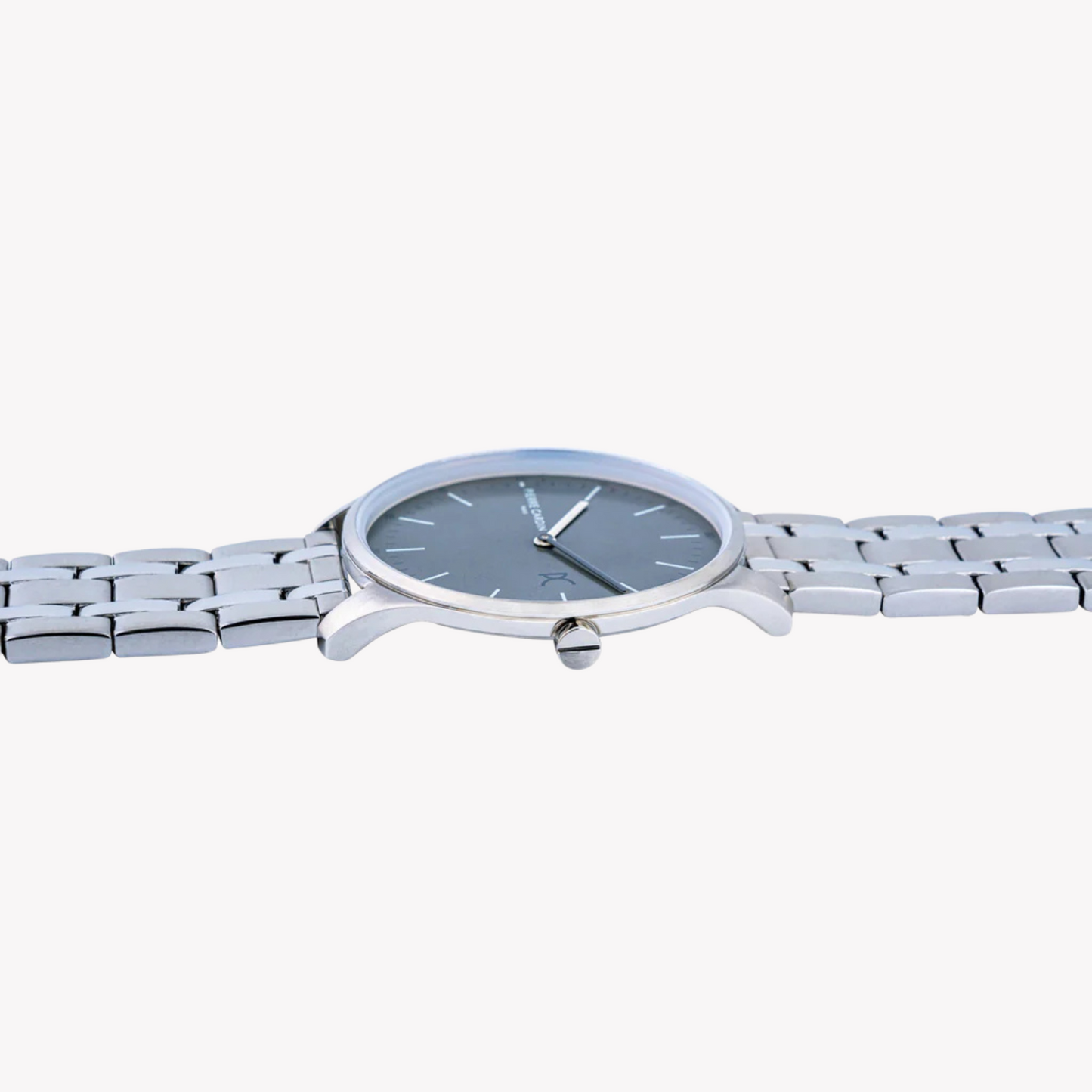 Pierre Cardin Men's Silver Stainless Steel Watch, Gray Dial | CBA.4011-2