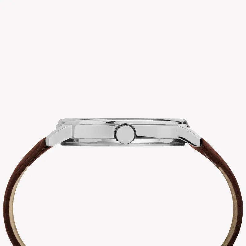 Timex Men's Black Dial, Tan Leather Band | TW2R85700-1