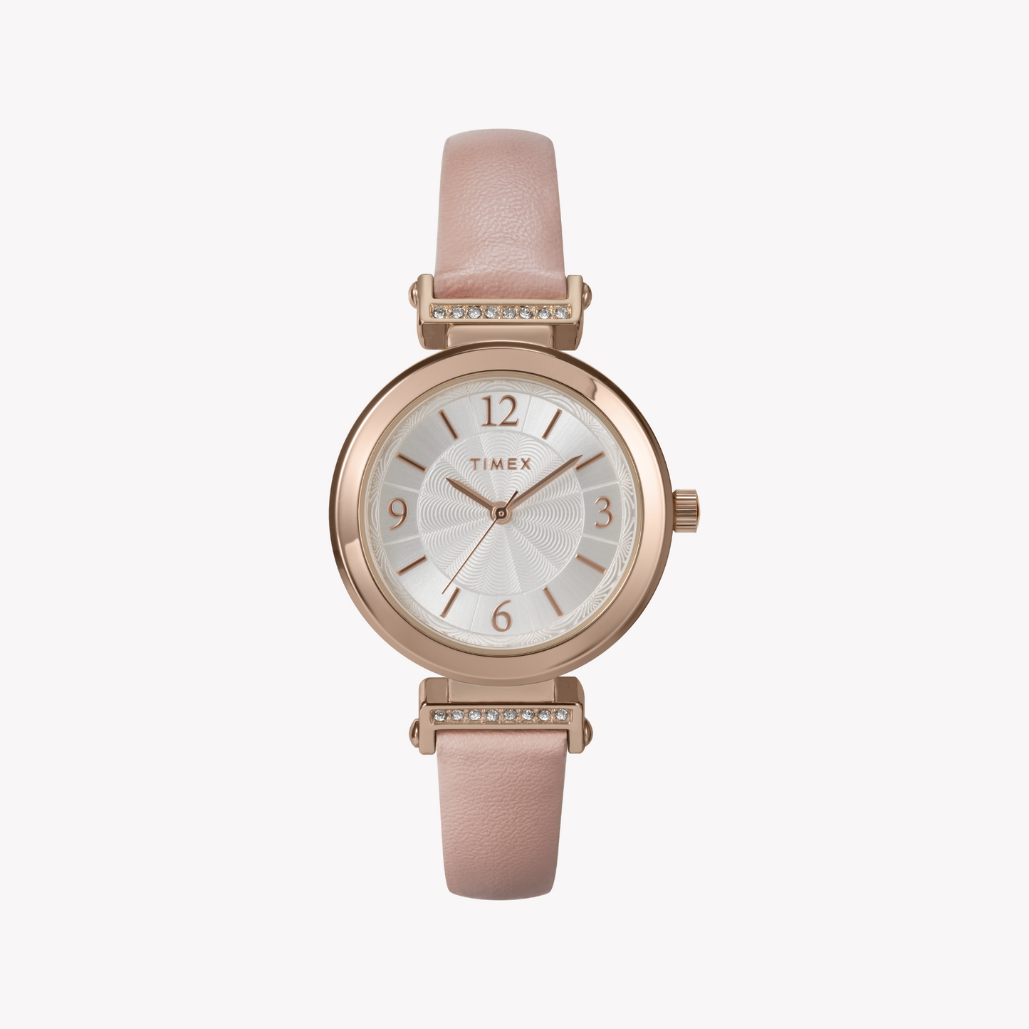 TIMEX Women's Rose Gold, Pink Leather | TW2W96300-0