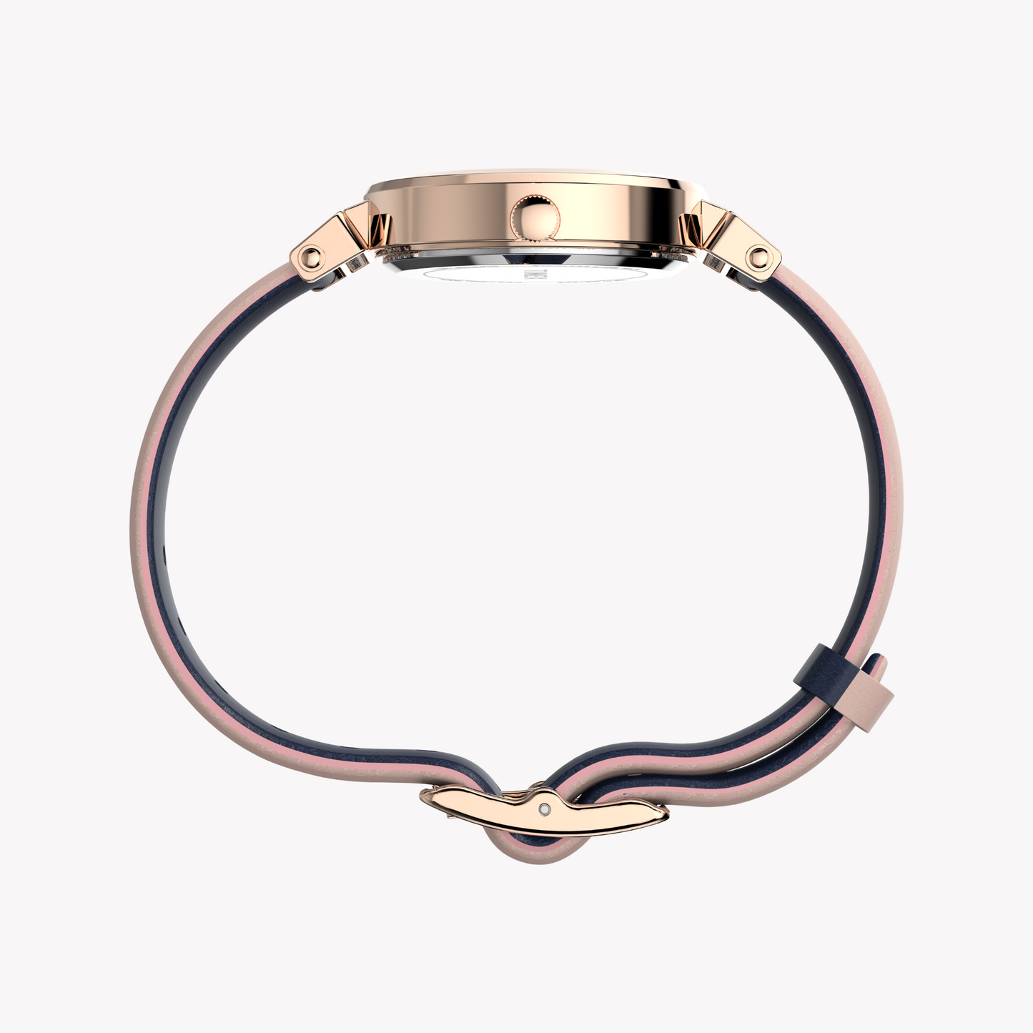 TIMEX Women's Rose Gold, Pink Leather | TW2W96300-1