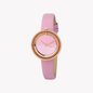 Pierre Cardin Women's Pink Leather Watch, Rose Gold Case | CMA.0004-0