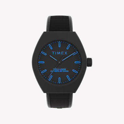 Timex Unisex Eco-Friendly Black Watch, Bio-Based Strap | TW2W42300-0