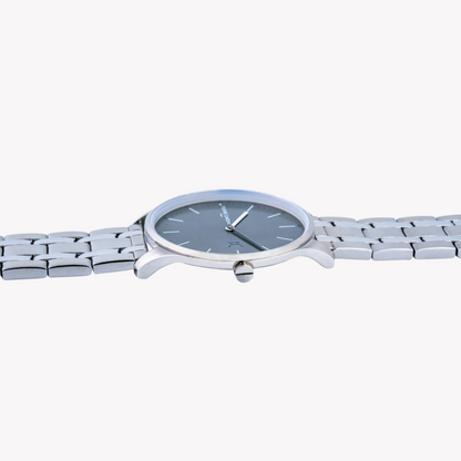 Pierre Cardin Men's Silver Stainless Steel Watch, Gray Dial | CBA.4011-2