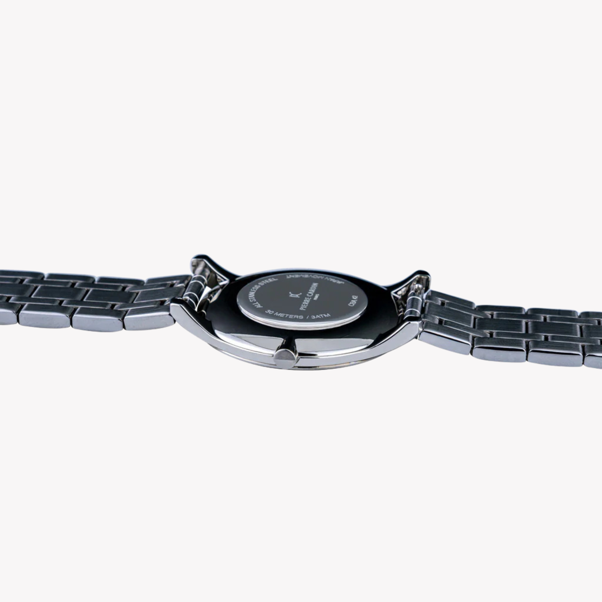 Pierre Cardin Men's Silver Stainless Steel Watch, Gray Dial | CBA.4011-3