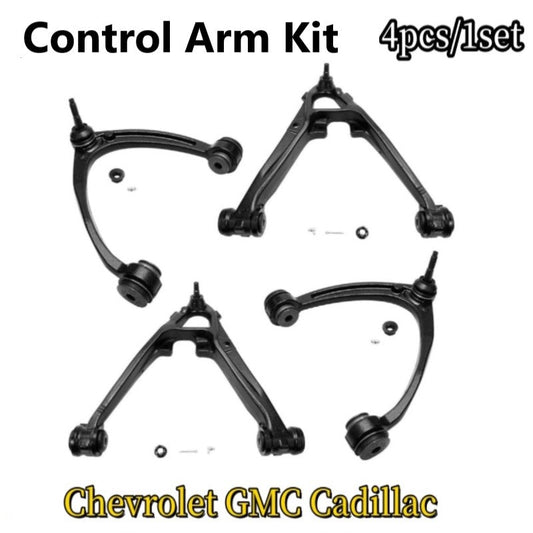Wholesale Supplier – MOQ 20 Units Front Control Arms Kit w/Ball Joints Replacement for Chevrolet GMC K620888 K620889 K80669 K80670-4Pcs Set-0