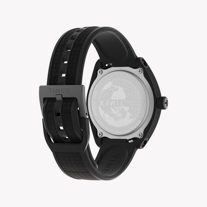 Timex Unisex Eco-Friendly Black Watch, Bio-Based Strap | TW2W42300-1