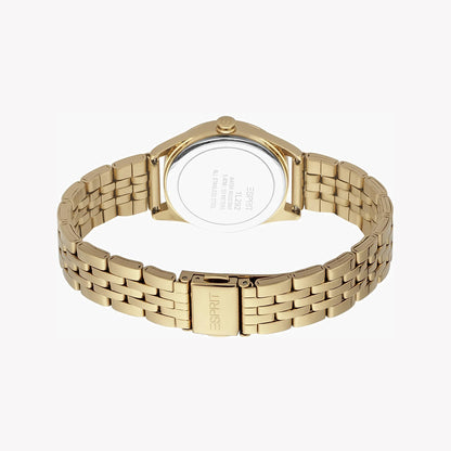 Esprit Women's Gold Stainless Steel Watch, Silver Dial | ES1L131M0015-2