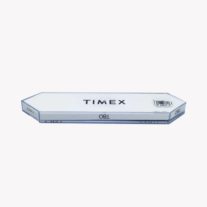 Timex Men's Silver Stainless Steel Watch, Black Dial | TW2R71500-4