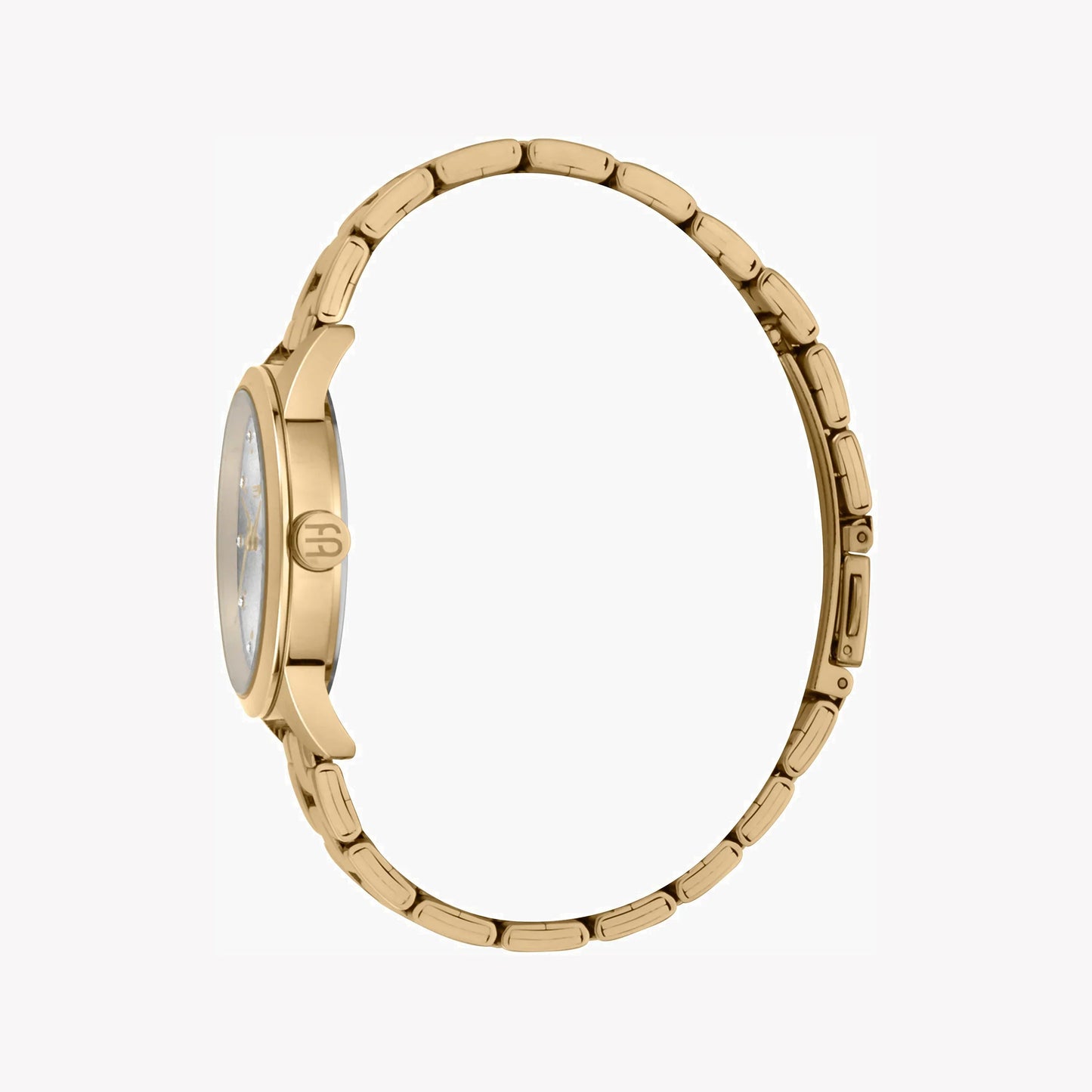 Esprit Women's Gold Stainless Steel Watch, Silver Dial | ES1L006M0035-1