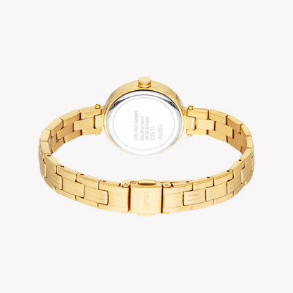 ESPRIT Women's Gold/Dark Green Watch | ES1L502M0035-3