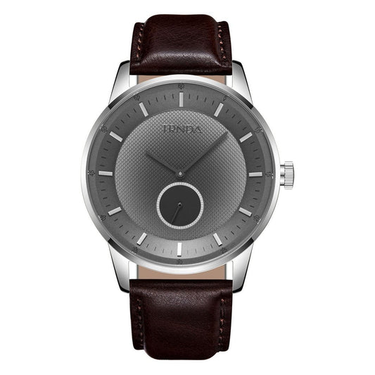 TRNDA Men's Stainless Steel Watch, Black Dial | TRND-M43-BK-0