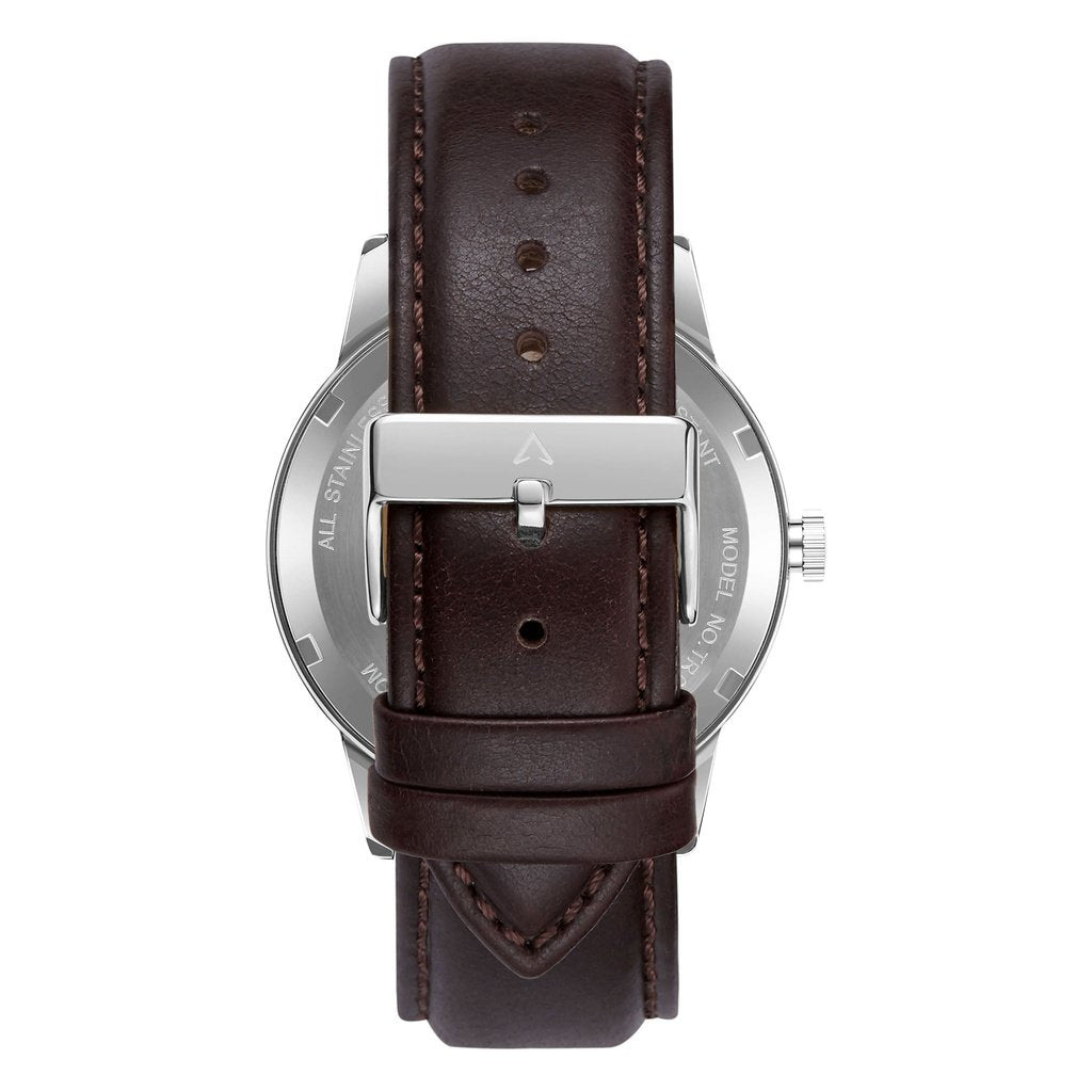 TRNDA Men's Stainless Steel Watch, Black Dial | TRND-M43-BK-4