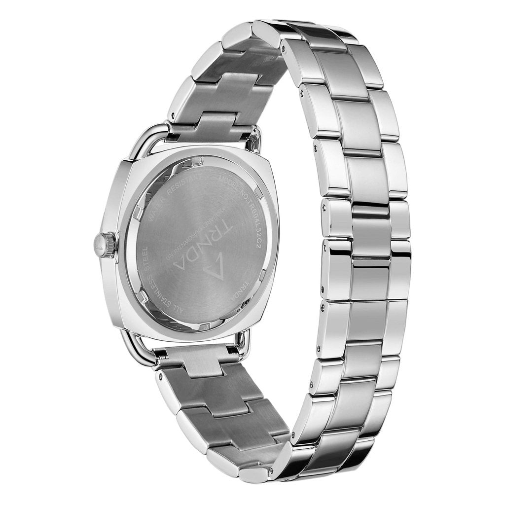 TRNDA Women's Stainless Steel Watch, Silver Dial | TRNDA-SS35-3