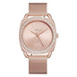 TRNDA Women's Rose Gold Stainless Steel Watch, Mesh Band | TRN-358-0