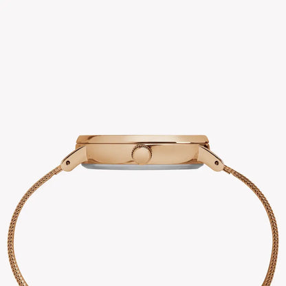 Timex Women's Rose Gold Watch, Off White Dial | TW2R26400-1