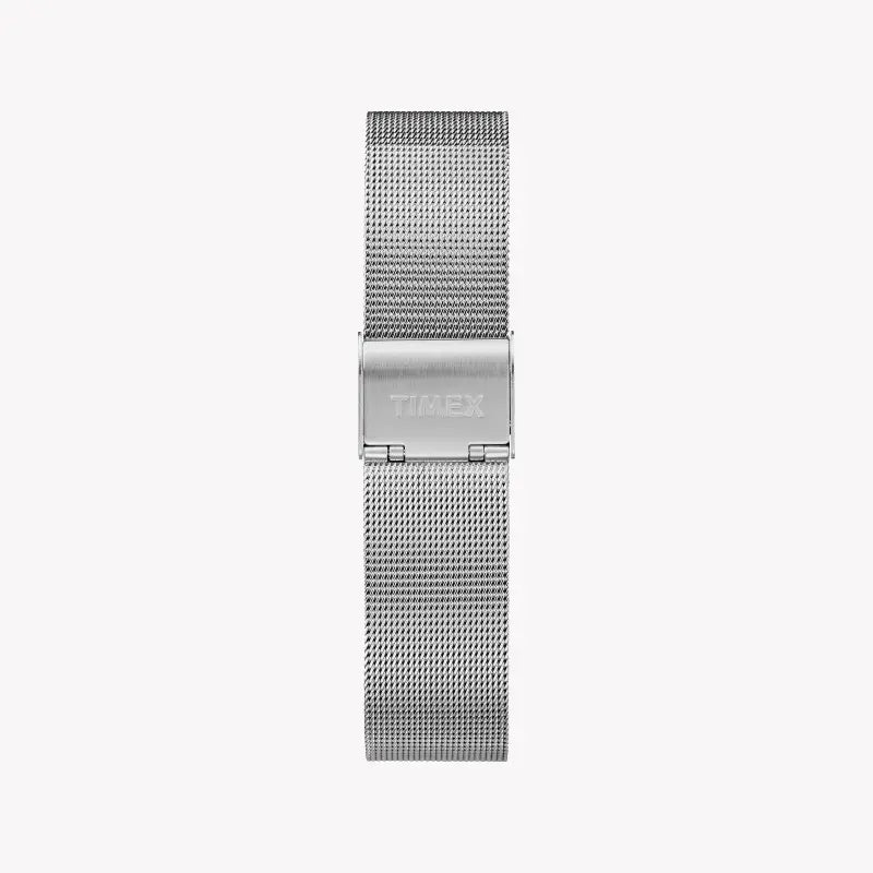 Timex Women's Silver Stainless Steel Watch, White Dial | TW2R26600-2