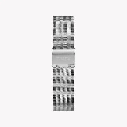 Timex Women's Silver Stainless Steel Watch, White Dial | TW2R26600-2