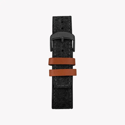Timex Unisex Black Fabric Watch, Brass Case | TW2R62100-2