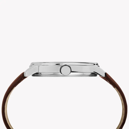 Timex Men's Black Dial, Tan Leather Band | TW2R85700-1