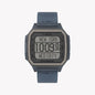 Timex Men's Blue Silicone Watch, Resin Square Case | TW2U56500-0