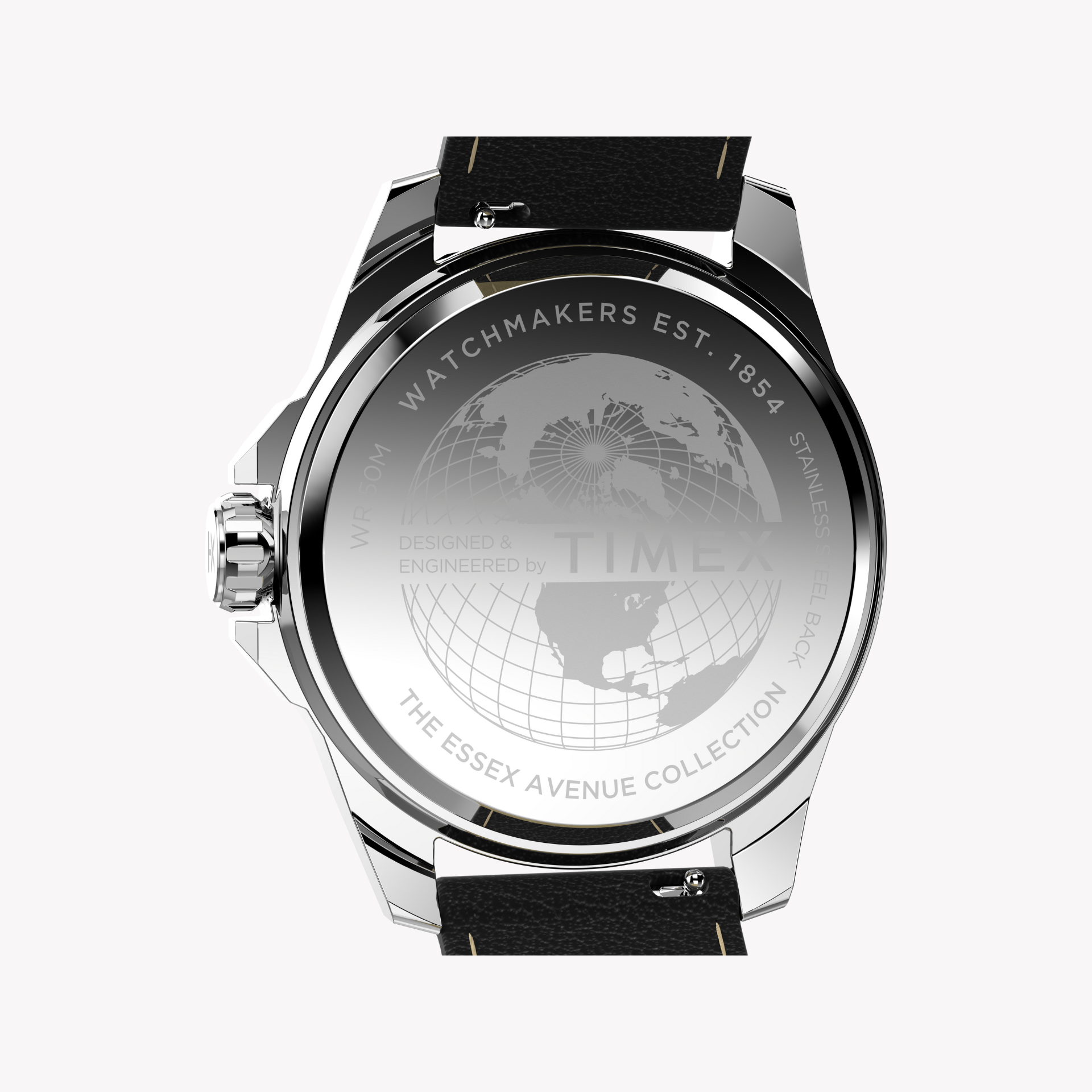 TIMEX Men's Quartz Watch, Silver/Black | TW2W92900-4