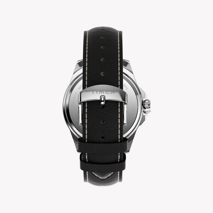 TIMEX Men's Quartz Watch, Silver/Black | TW2W92900-3