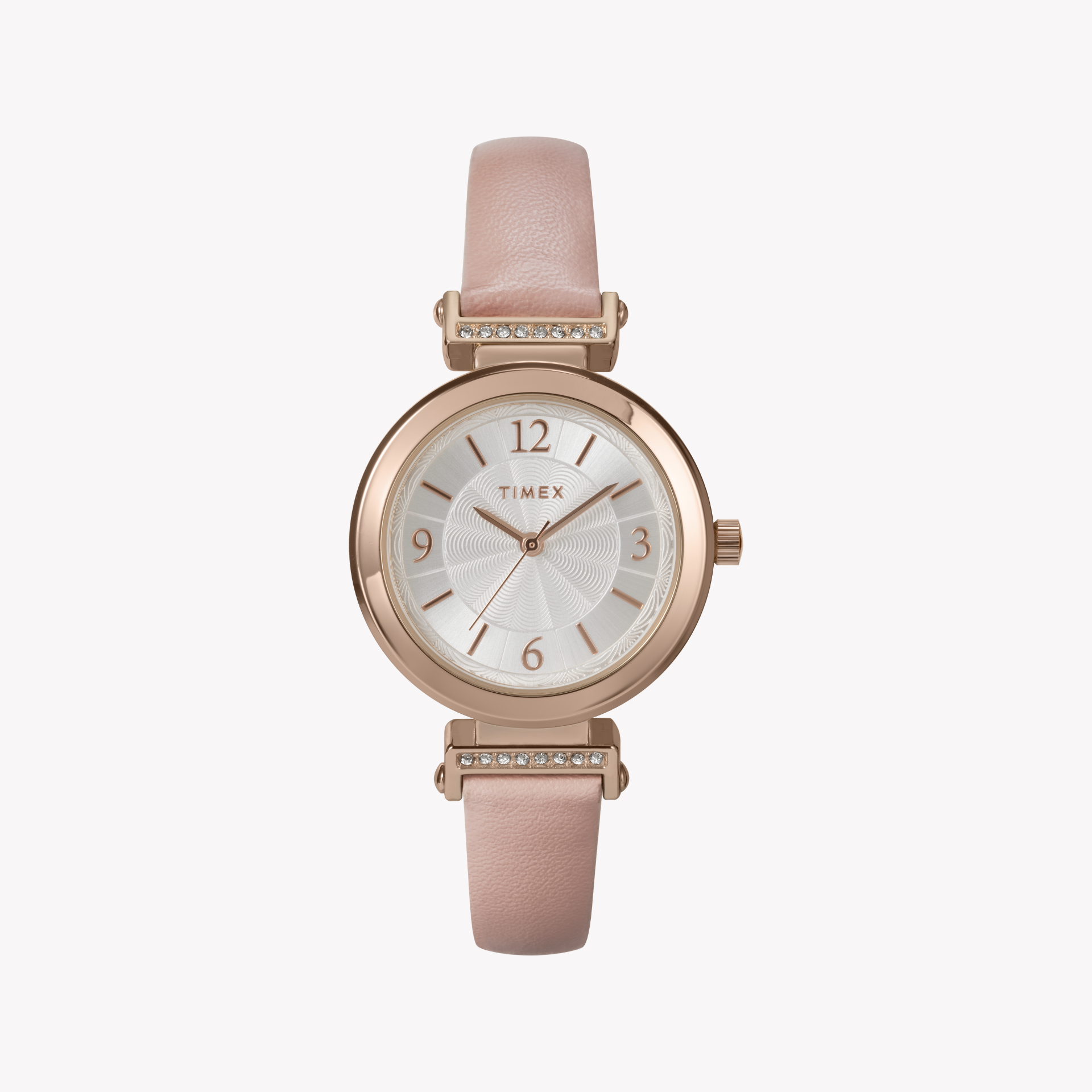 TIMEX Women's Rose Gold, Pink Leather | TW2W96300-0