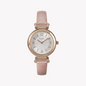 TIMEX Women's Rose Gold, Pink Leather | TW2W96300-0