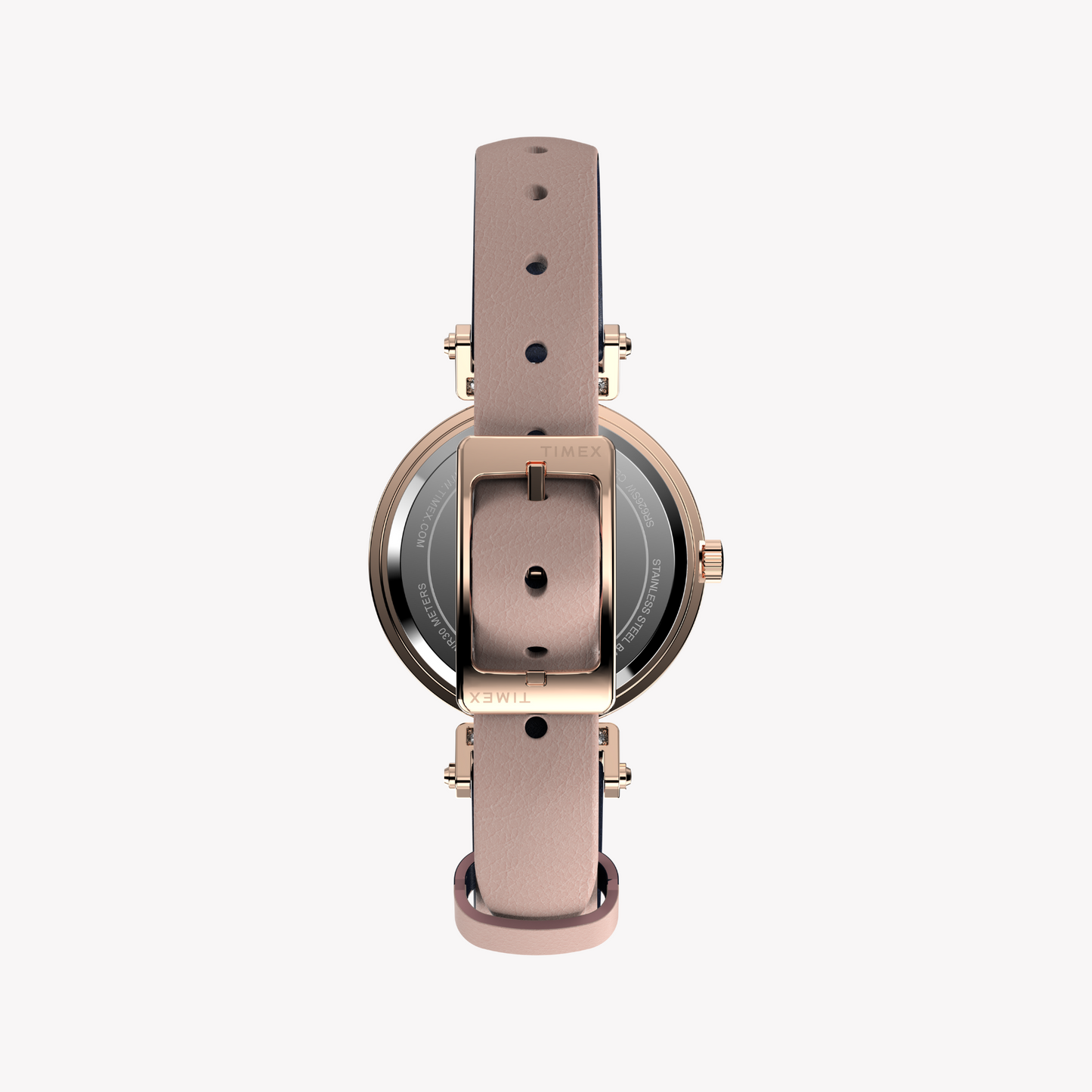 TIMEX Women's Rose Gold, Pink Leather | TW2W96300-3
