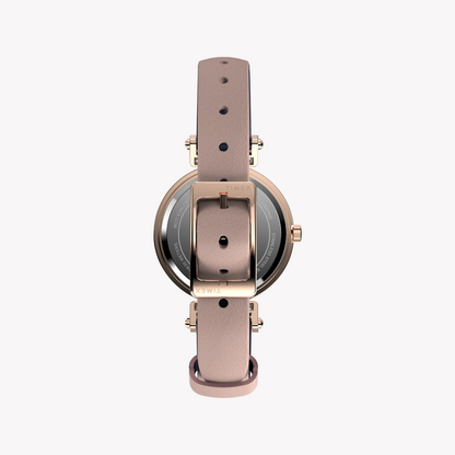 TIMEX Women's Rose Gold, Pink Leather | TW2W96300-3