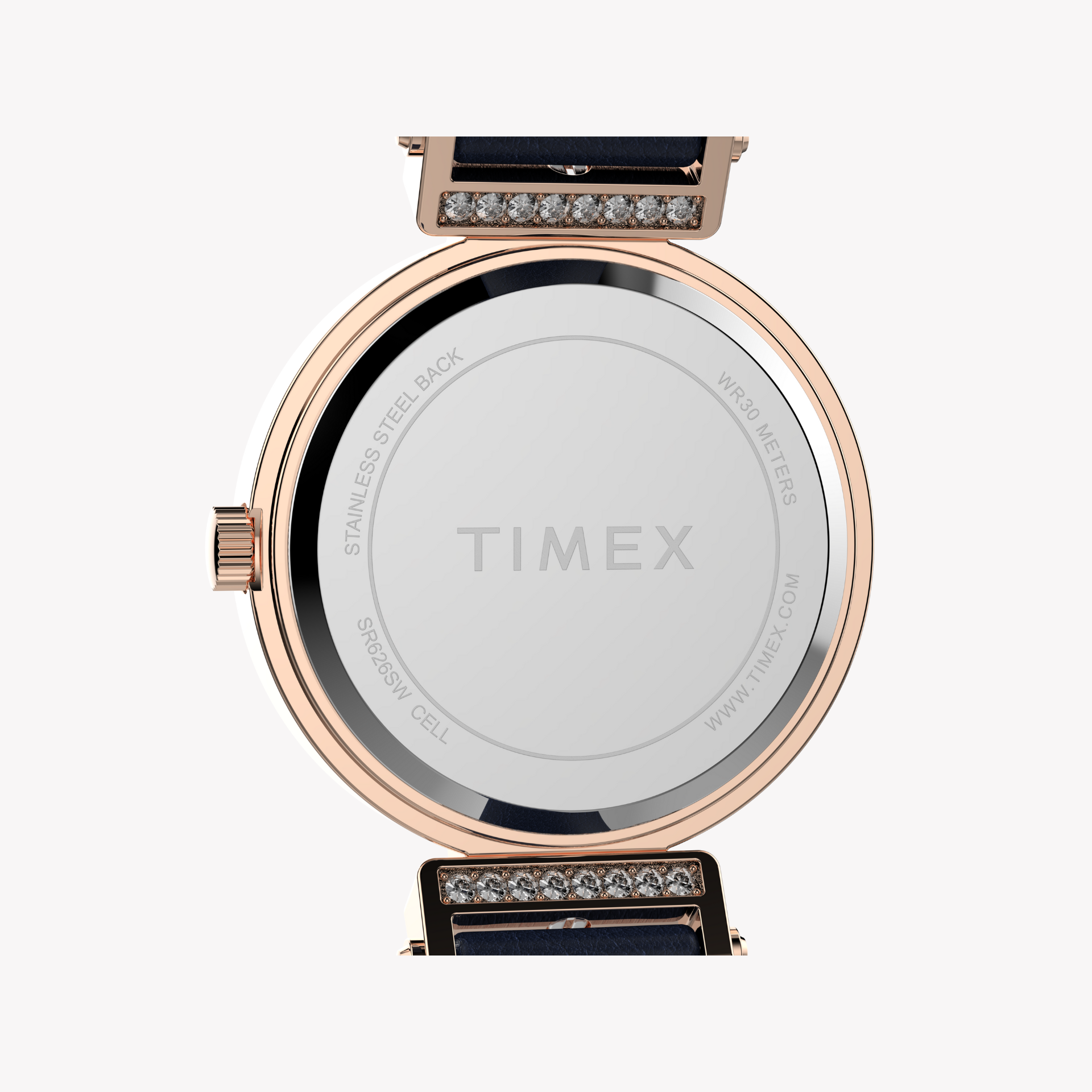 TIMEX Women's Rose Gold, Pink Leather | TW2W96300-4