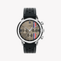 TIMEX Men's Silver/Black, Stainless/Leather | TW2W98900-0