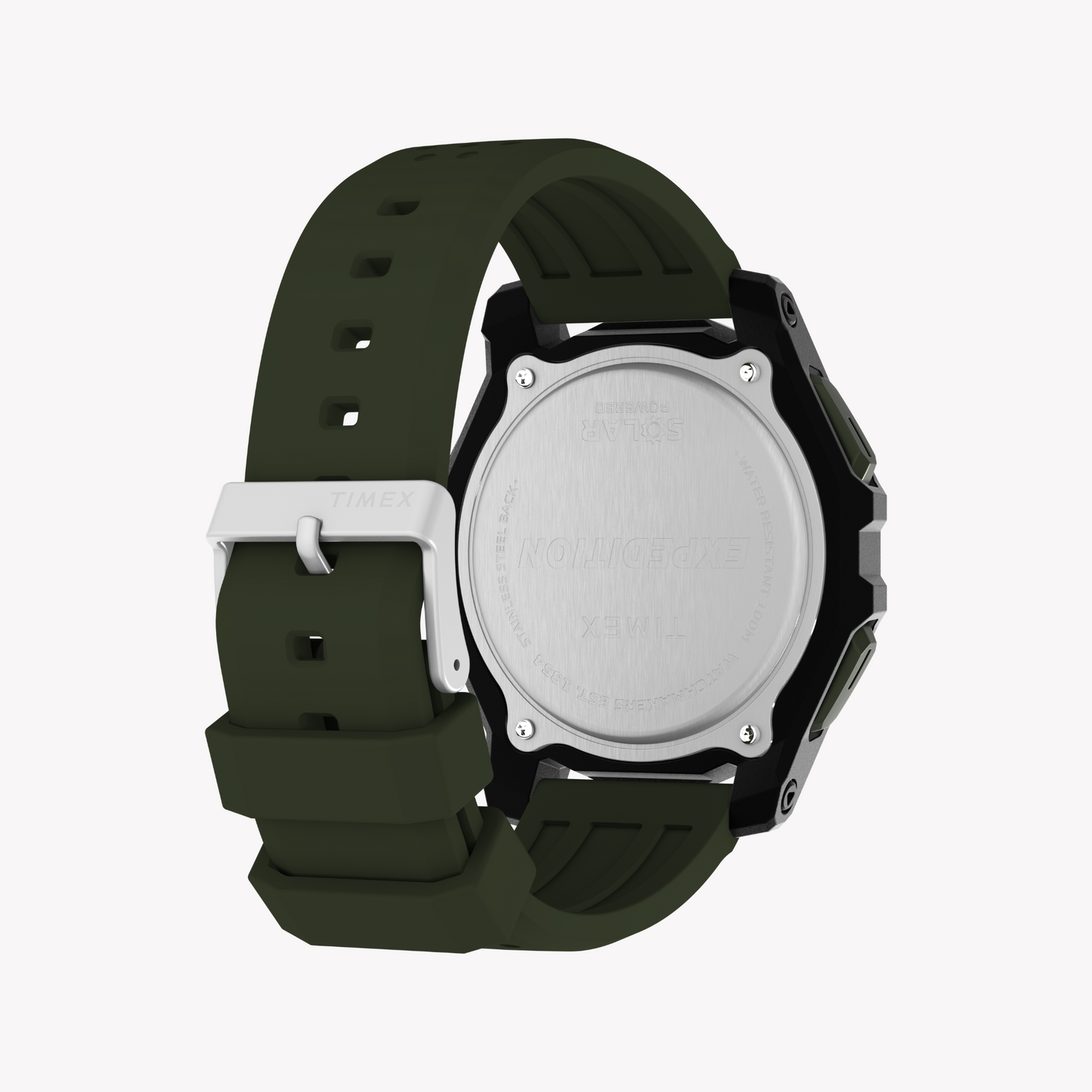 TIMEX Men's Solar Digital, Black/Green | TW4B33700-2