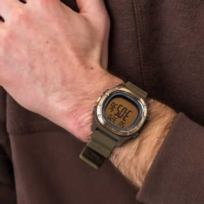 Timex Unisex Brown Silicone Watch, Digital Dial | TW5M35400-1
