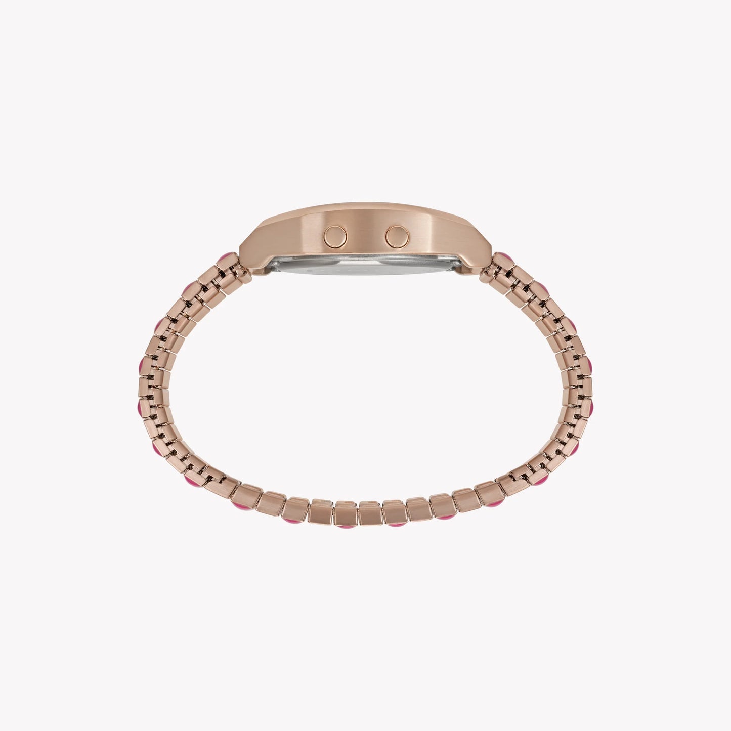 Timex Women's Rose Gold-Tone Watch, Pink Accents | T80-4