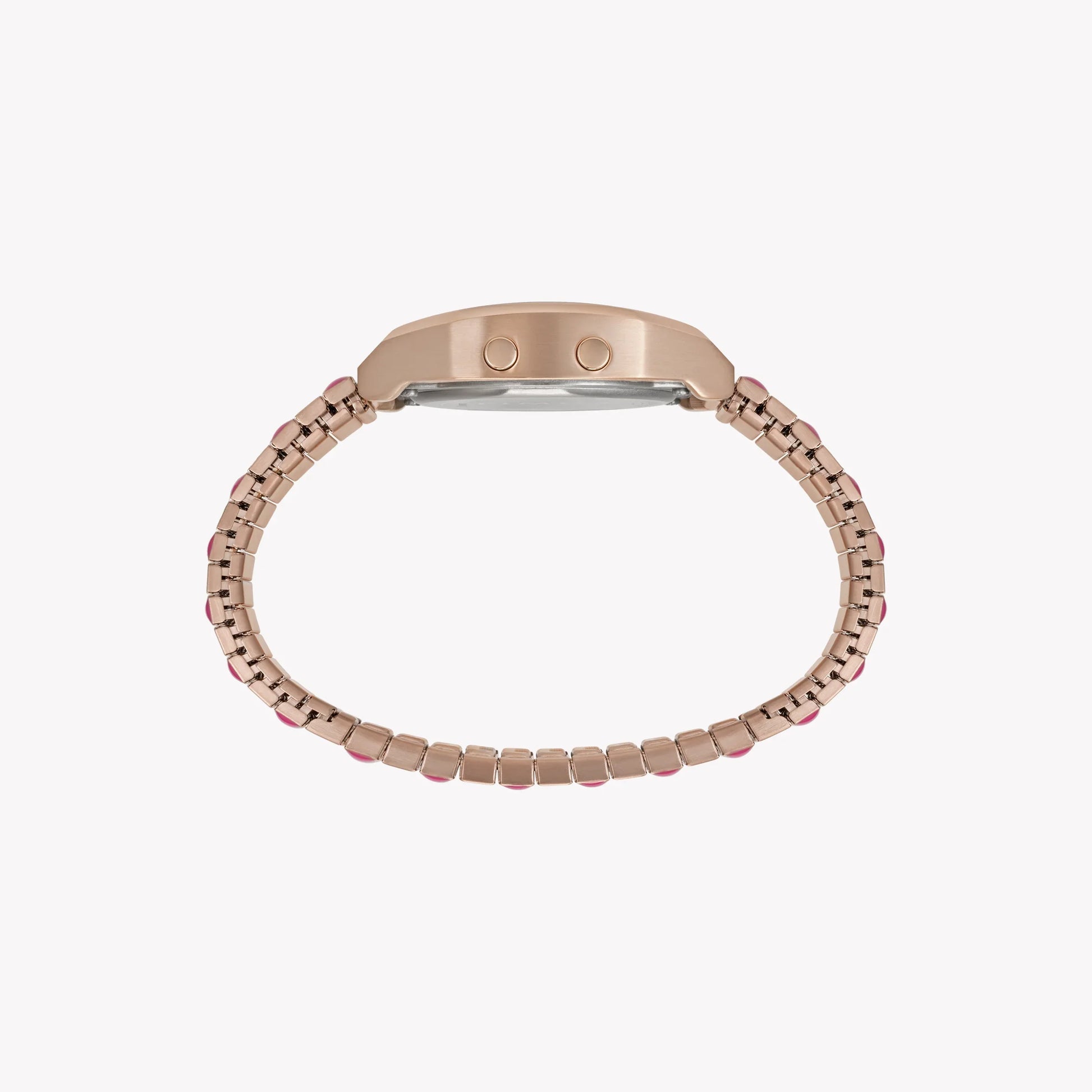 Timex Women's Rose Gold-Tone Watch, Pink Accents | T80-4