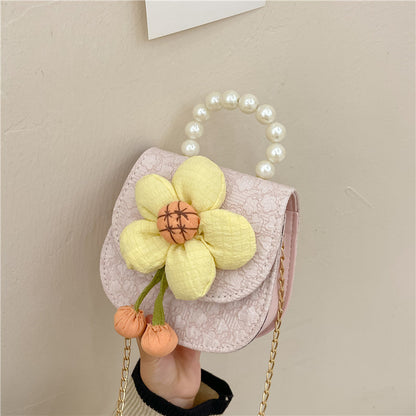 Children Girl Floral Pattern Cute Crossbody Bags-1