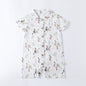 Summer New Arrival Baby Unisex Cheap Short Sleeves Turn-Down Collar Rompers-2