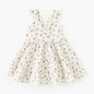 Summer New Arrival Baby Girls Holiday Floral Pattern Princess Strap Dress-2