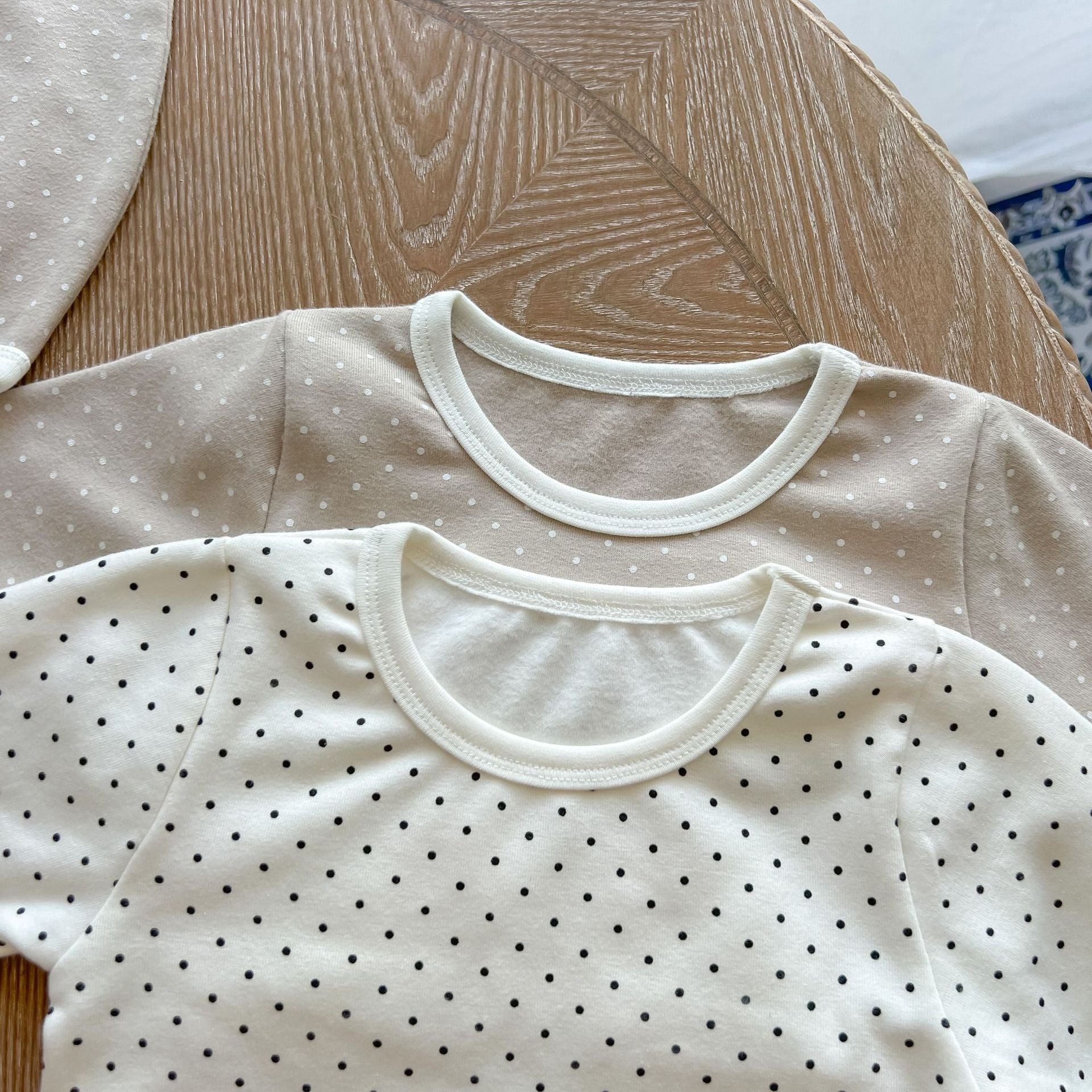 Baby Polka Dot Pattern Detachable Wing Decoration Cotton Bodysuit & Hat-4