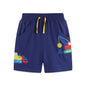 Summer Arrival Kids Boys Cotton Casual Style Cartoon Embroidered Shorts-0