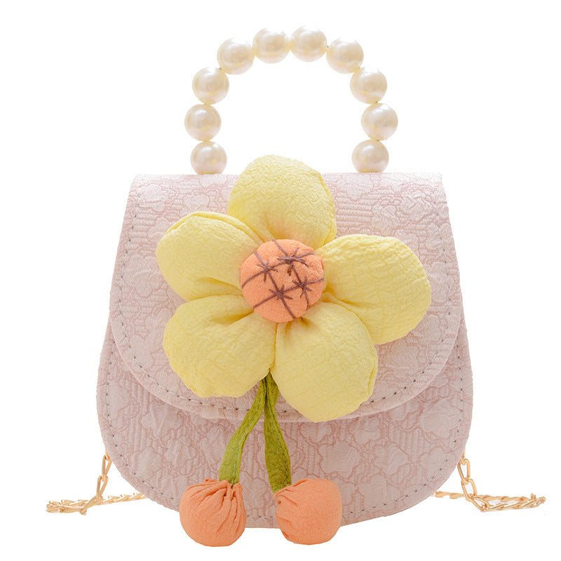 Children Girl Floral Pattern Cute Crossbody Bags-6